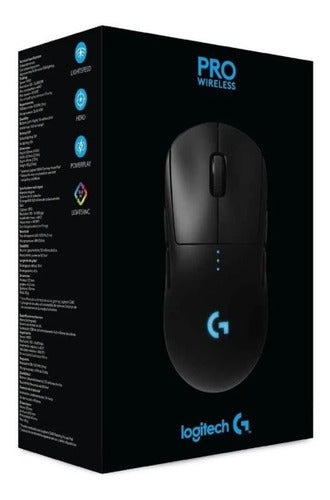 MOUSE LOGITECH GPRO | INALAMBRICO | AMBIDIESTRO | 16,000 DPI | RGB | NEGRO