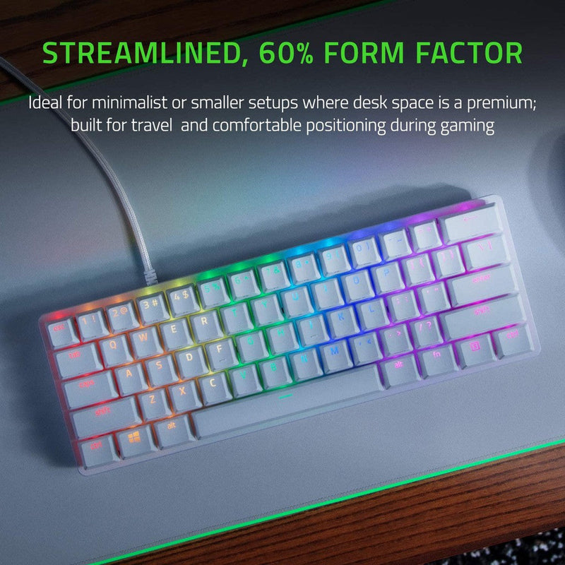 TECLADO RAZER HUNTSMAN MINI | OPTOMECANICO | SW- RED | RGB | BLANCO