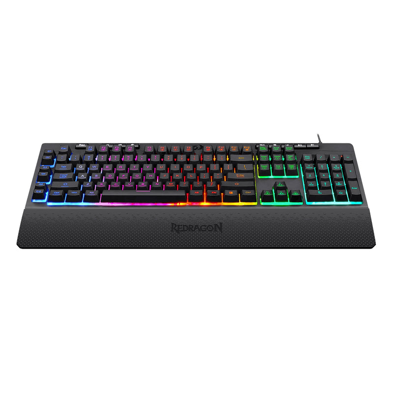 TECLADO REDRAGON SHIVA K512 | SEMI-MECANICO | RGB | NEGRO