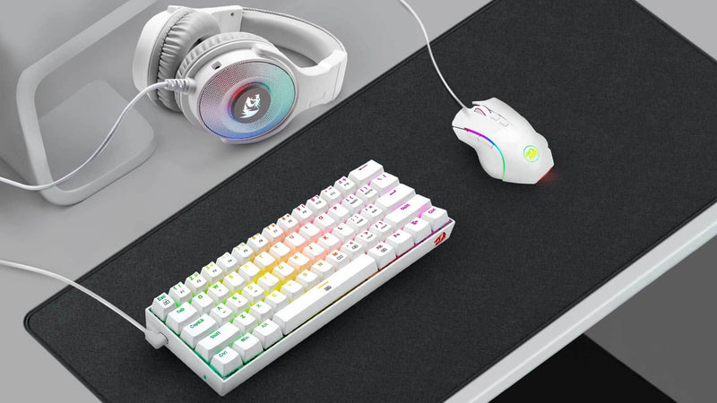 KIT 3 EN 1 REDRAGON S129W | TECLADO + MOUSE + AUDIFONO